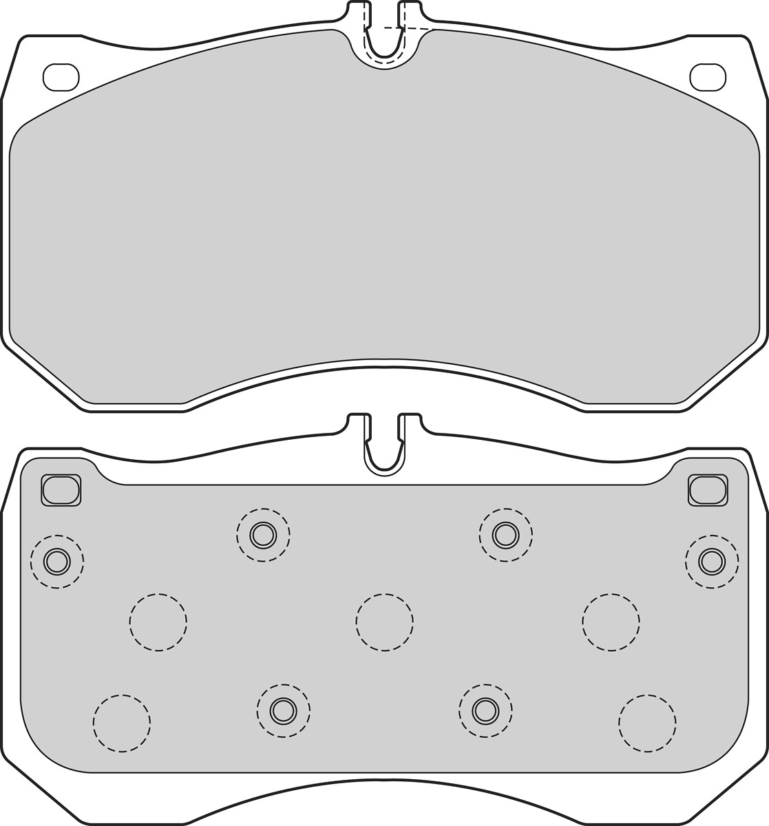 BRAKE PADS FIRST AUDI A6 C7 FR